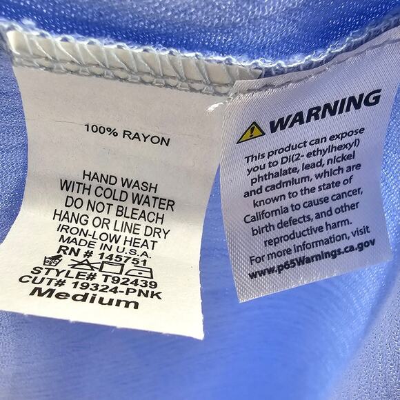 Fantastic Fawn Pastel Blue High Low Tiered Midi Dress Sleeveless M Boho 3375 - Picture 4 of 7